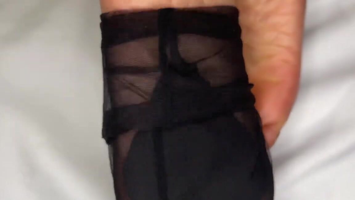 Feet, Nylon Worship, Foot Fetish, Ebony Foot Fetish, Pedicures, SFW black nylons french pedicure ManyVids