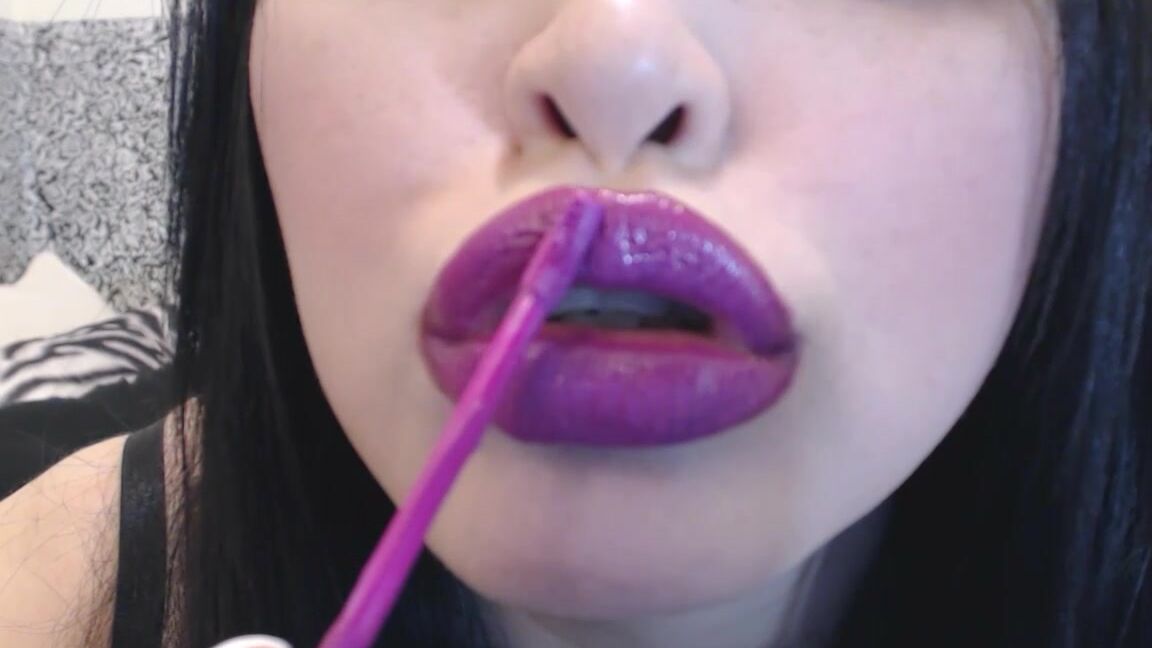 Princessdi Purple Lips Pump Your Dick