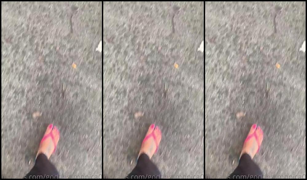 Goddessmonica00W Onlyfans Flip Flop Walkp