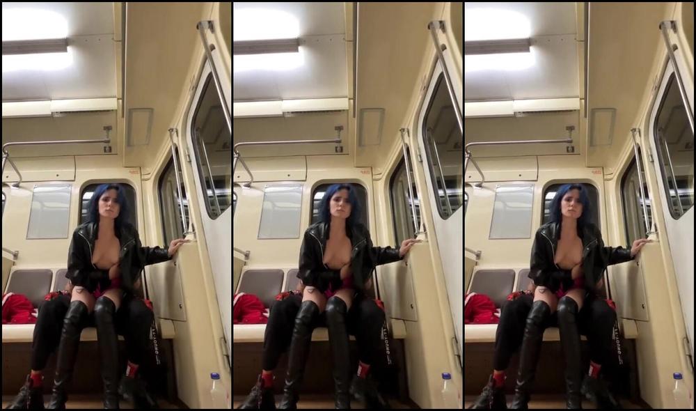Darcy Dark Public sex in a train car in the subway   I was met by a subscriber in the subway and fucked   Darcy Pornhub