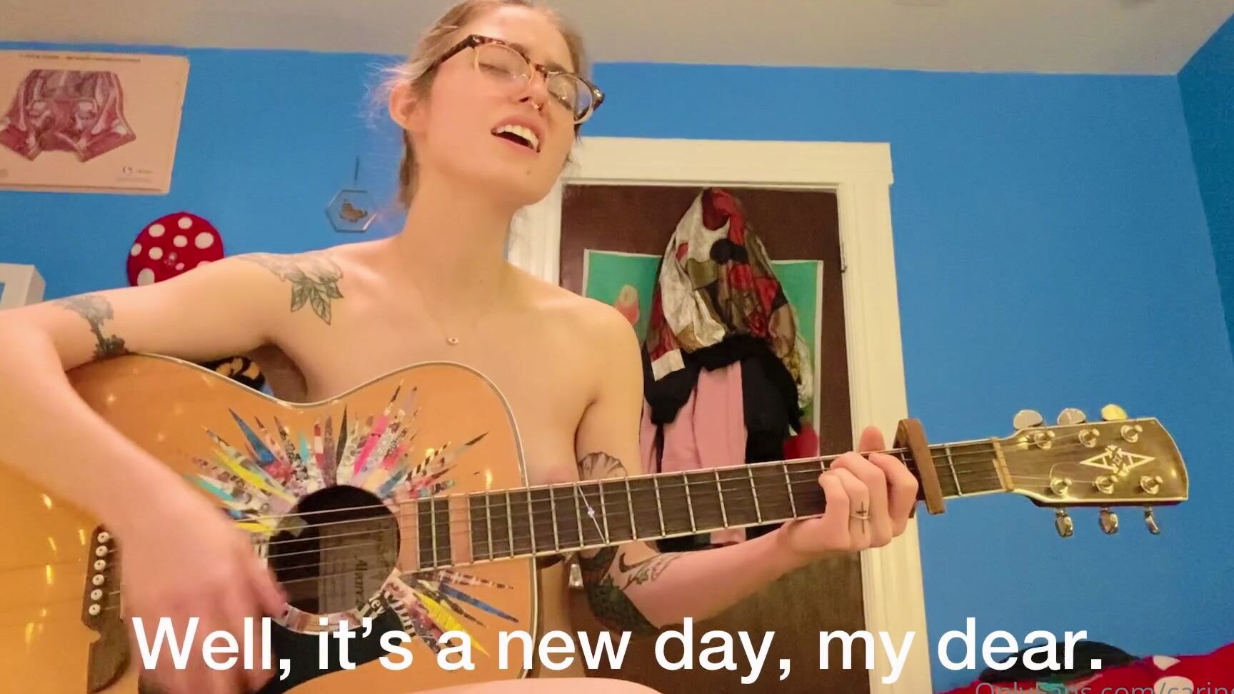 Caringerin I Wrote A Sad Song About New Year Resolutions And I Did It Naked For You Guys