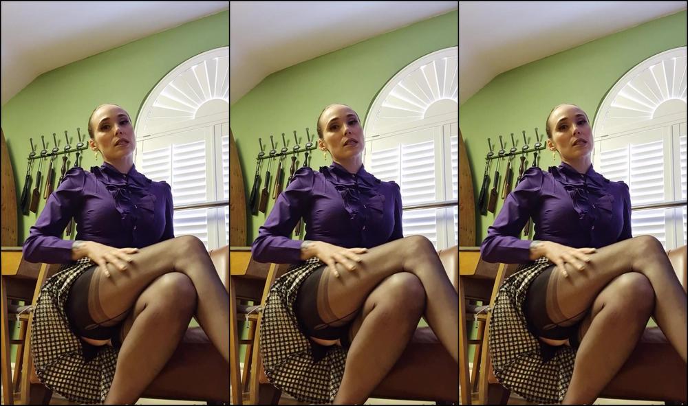 Miss Ruby Marks Now Who Wants To Feel My Ff Nylons As You Lay Across My Lap A P