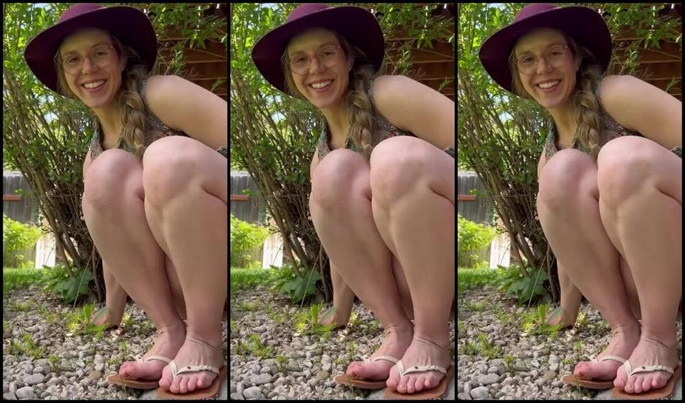 Nina Aka Fityoginina Onlyfans Sundress Flip Flops Hat What Else Could You Even Crave