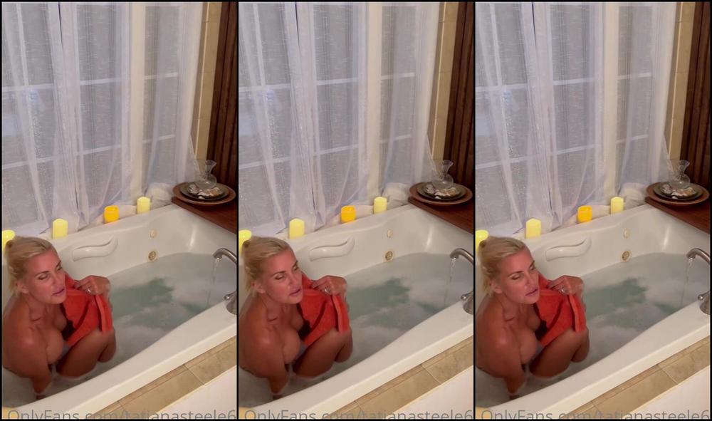 Tatianasteele A Warm Bubble Bath After A Hard Day Working