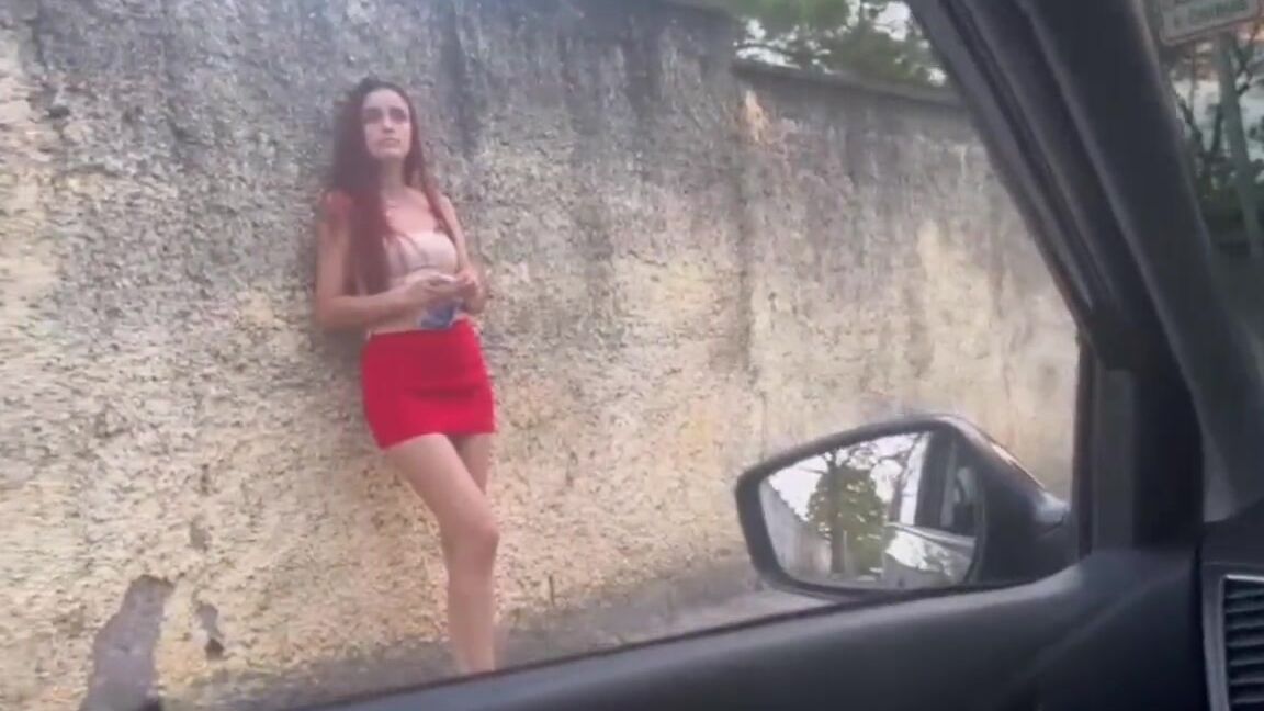 Risky Masturbation For The Hot Girl Who Was At The Bus Stop
