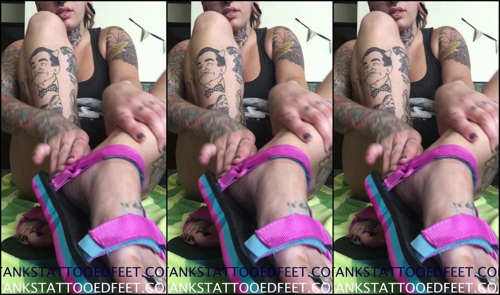 Tanksfeet Tanks Oiled Feet And Ass