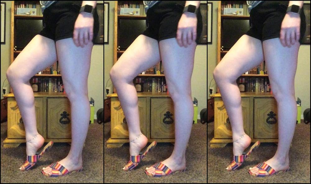 Freckled Feet Modeling My Sandals