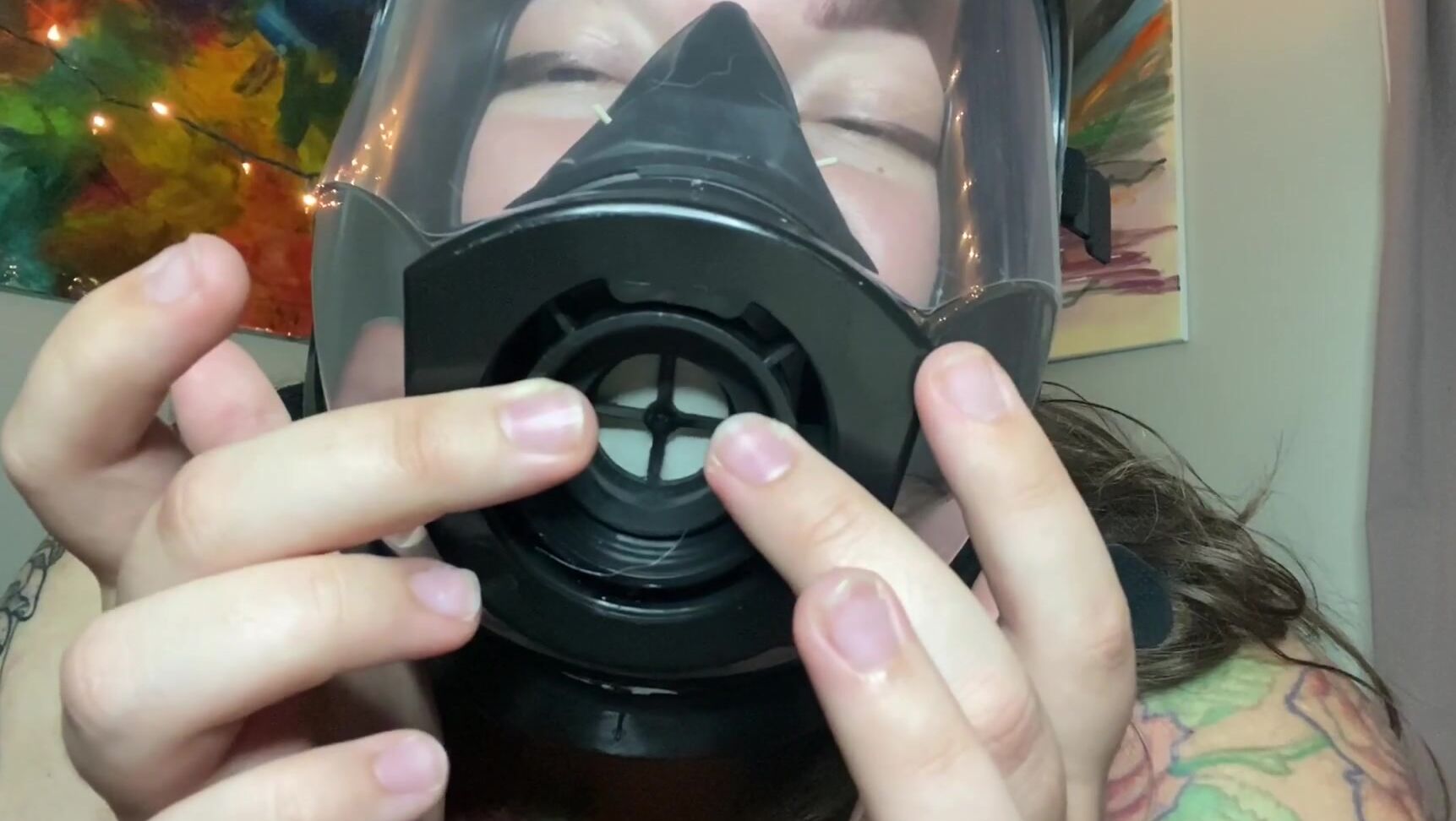 Rubberfoxx The Feeling Of A Gas Mask Asmr