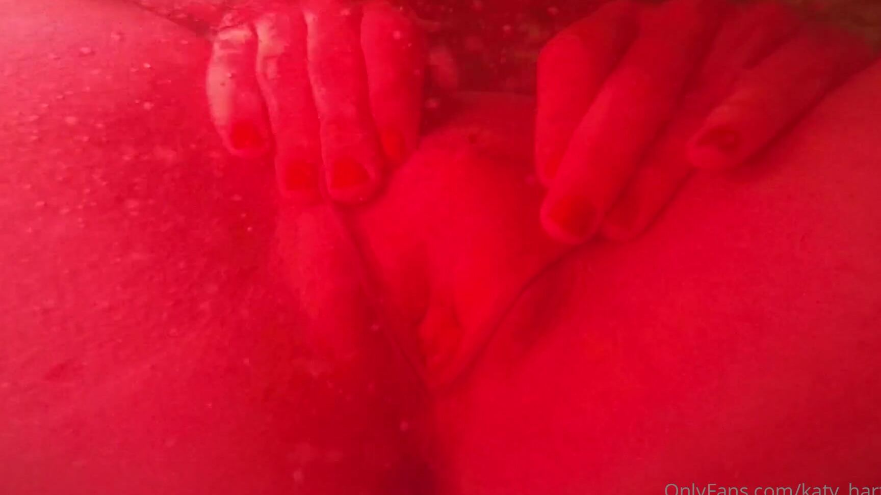 Katy Hartlova Underwater Camera In Jacuzzi Shows Nice View When My Pussy And Clit Bouncing In Waves