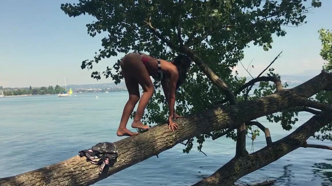 Exhibitionism, Nudity/Naked, Public Nudity, Embarrassed Naked Female, Pornstars lily and lou summer vacation ManyVids