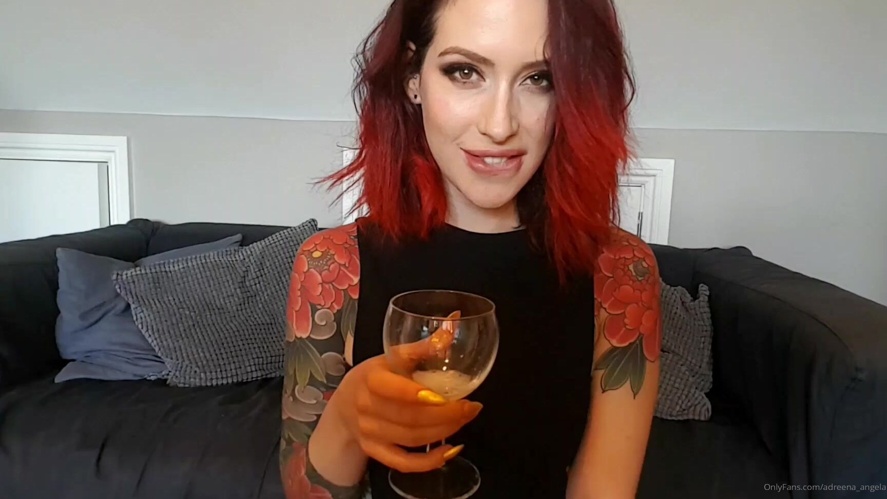 Adreena Angela You Tell Me What You Like And I Listen Spit Fetish Clip