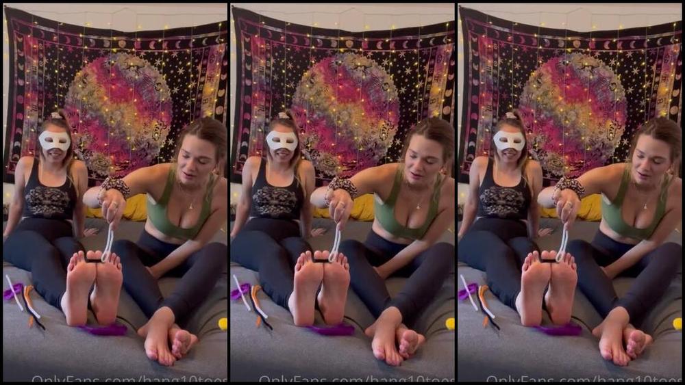 Linzi Little Aka Hang10Toess Onlyfans Who Loves Tickling We Do Come Watch Sierra And I Tickle Each Others Feet With Feathers And Pipe Hp