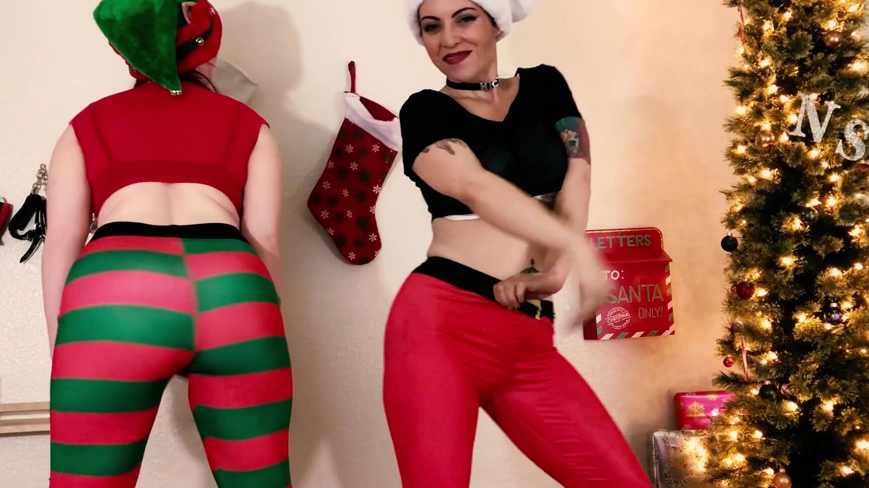 Nikki Sequoia Merry Mufuckin Xmas Twerk W Camille