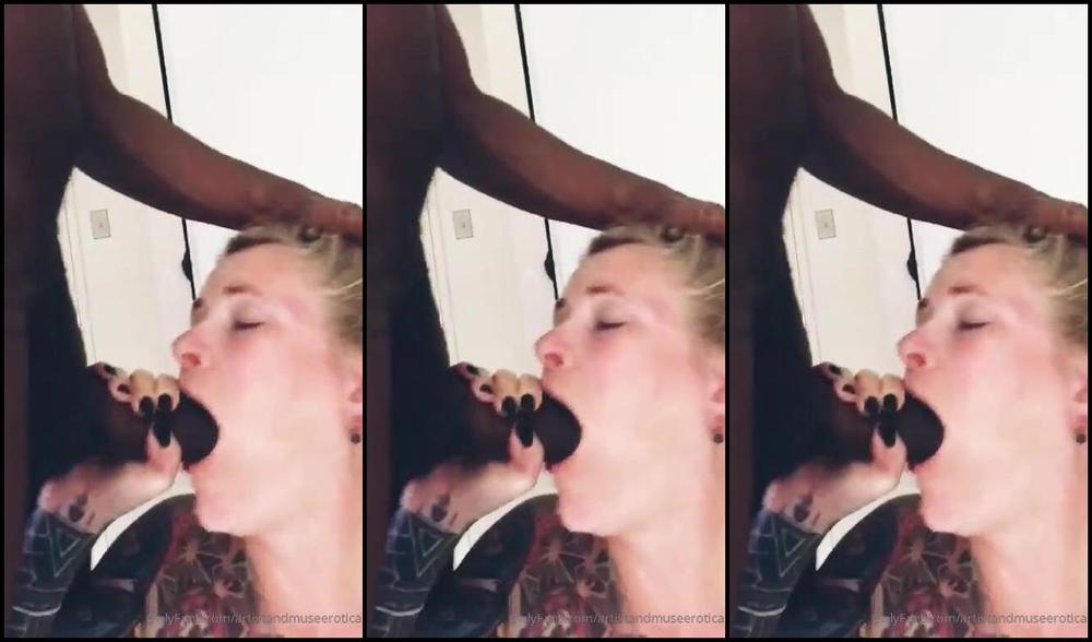 Artistandmuseerotica I Know How Much You Love To Watch Me Swallow Cum So Here Is A Clip Of Me Giving A Sloppy B