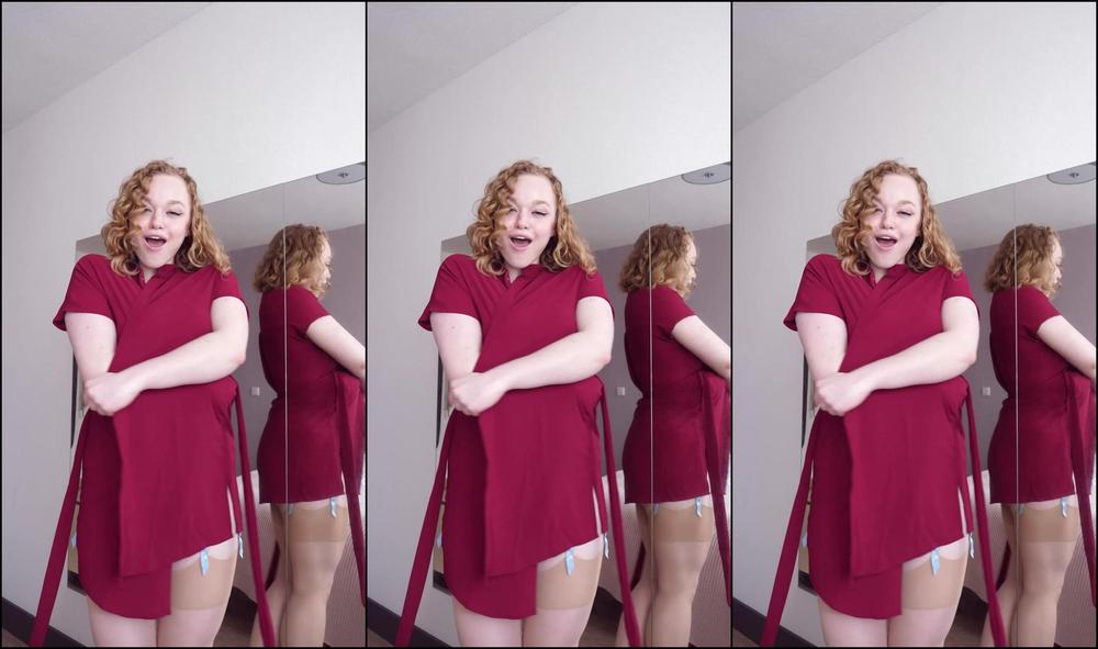 Sarahcalanthe Stripping Out Of My Dress And Lingerie For You