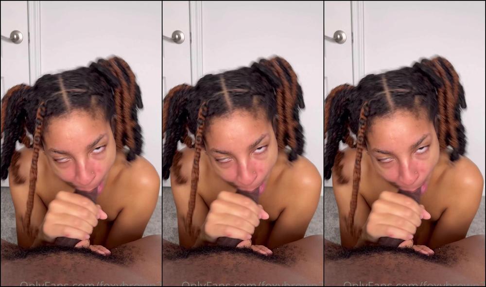 Foxybrown Really Deepthroating And Showing How My Throat Retract N