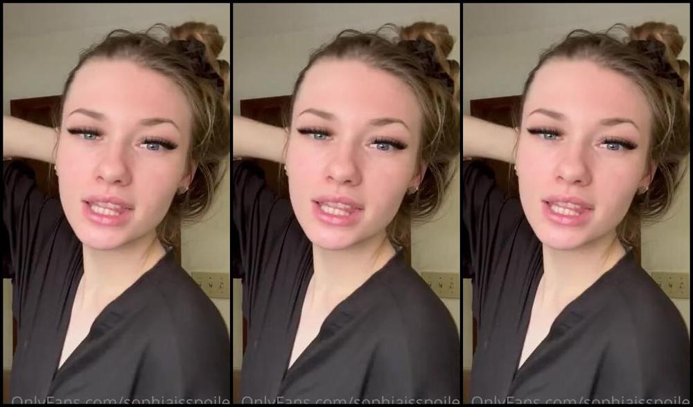 Miss Sophia Nyx Nicknamed Sophiaisspoiled Onlyfans Full Length Clip My Good Boys Get This Sexxxy Spit Clip Before Anyone Else Making You