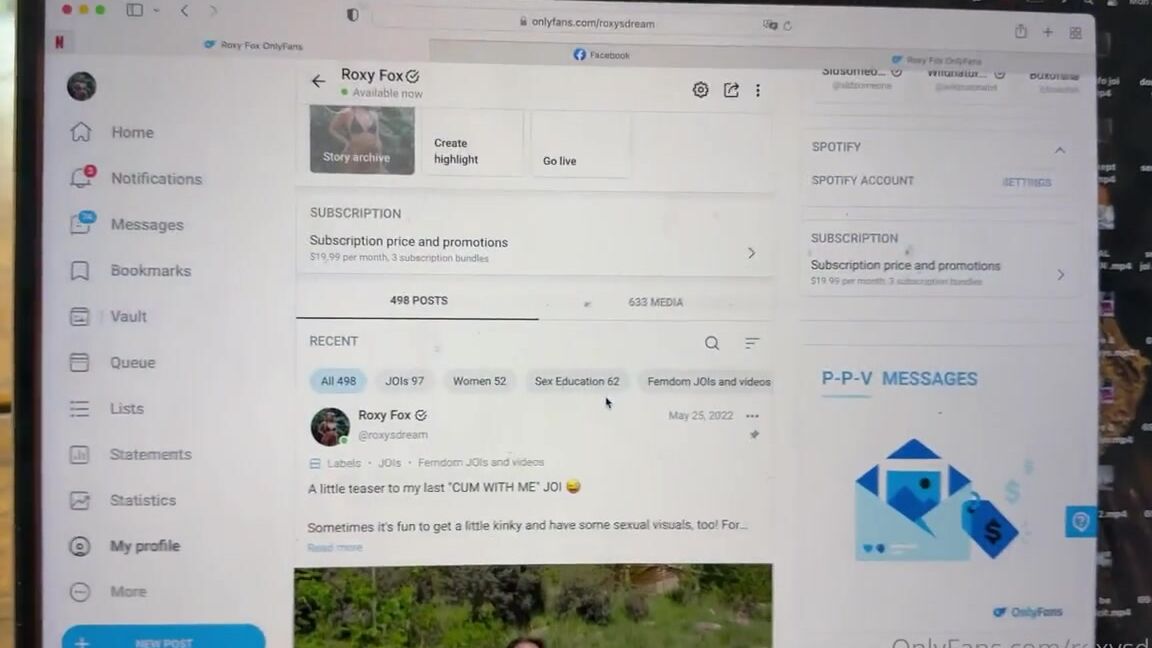 Roxysdream Onlyfans A Little Helpinstruction On How To Find My Videos And The Different Categories Sorry For The Sleep