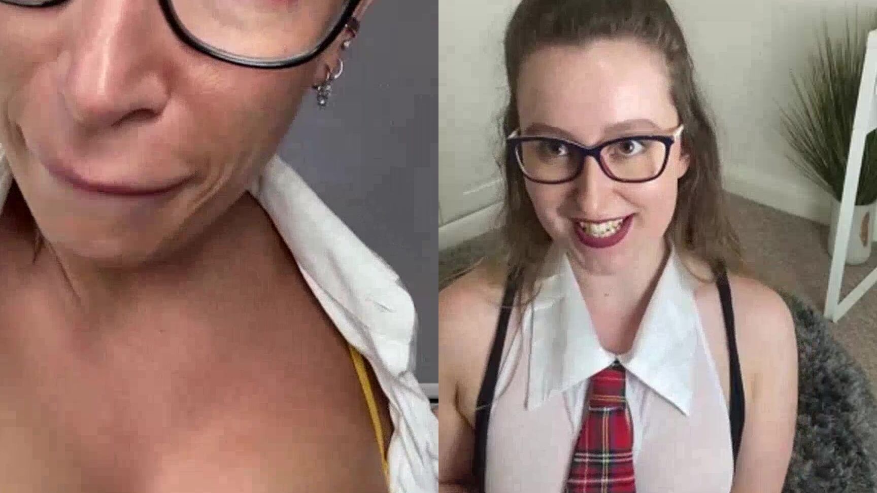 Ava Austen Home Schooling With Poppyevans Preparing Her For Naughty College Days Mrs Austen Te