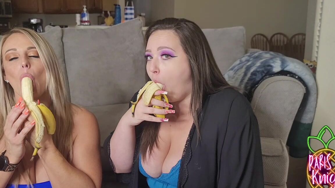 Paris Knight Girl Banana Blowjob