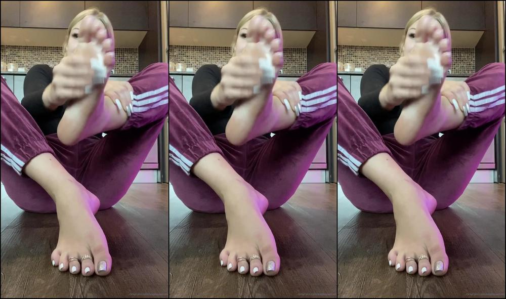 Explosivetoess Rub Down With Vaseline And Aveeno Cream