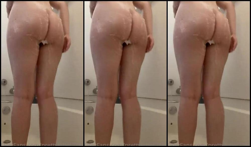 Prettylittlef33T57 Onlyfans Soaping Up My Lady Parts Peep My Lil Twerk At The End