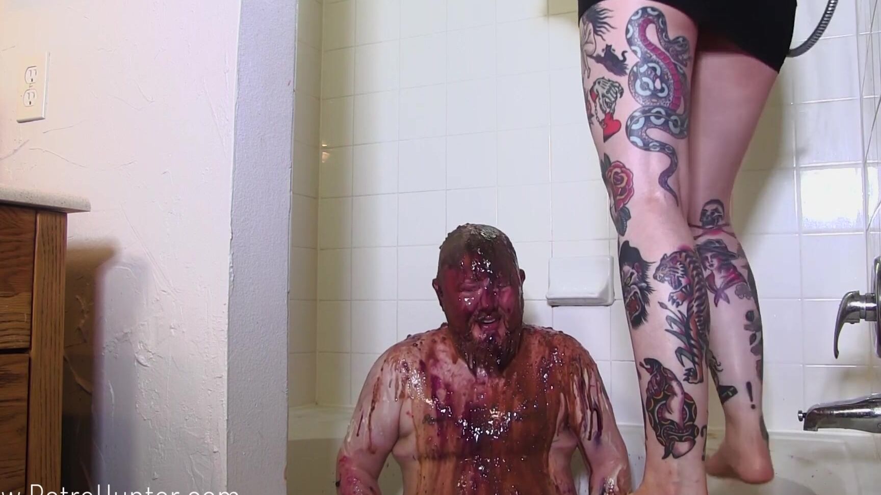 a big sticky mess wam sploshing mistress petra hunter PornHubpremium