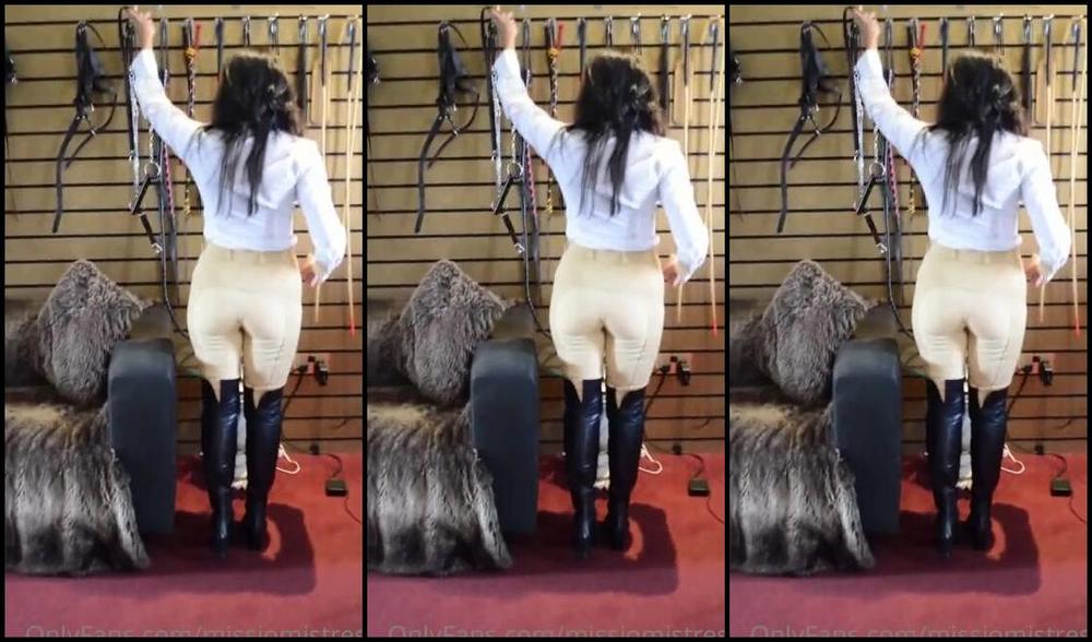Miss Jo Mistress Nicknamed Missjomistress 09 12 2020 Onlyfans Video Mistress In Her Equestrian Outfit Ready For Pony Riding