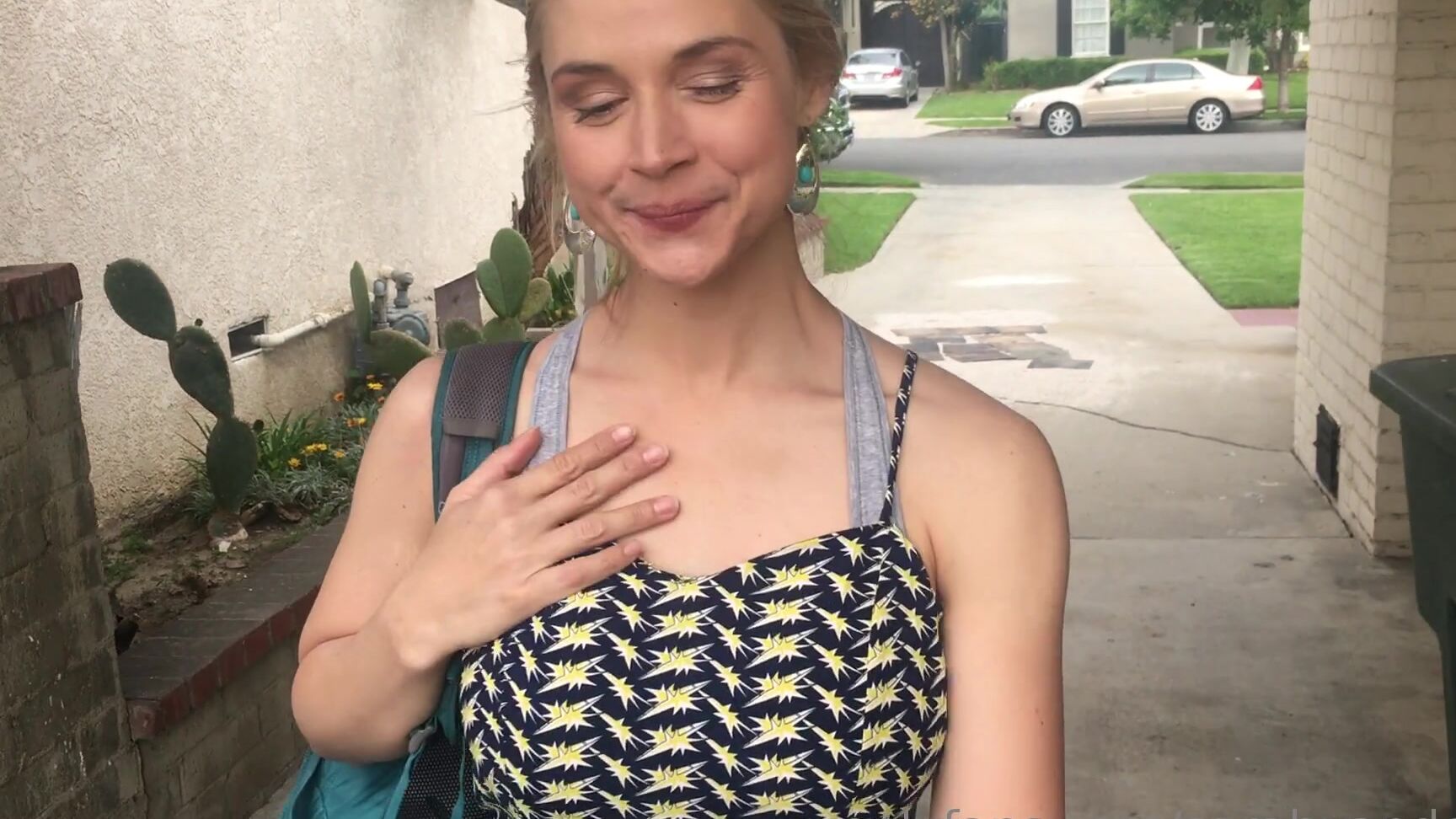 Sarahvandella Sucking A Strangers Cock Part One