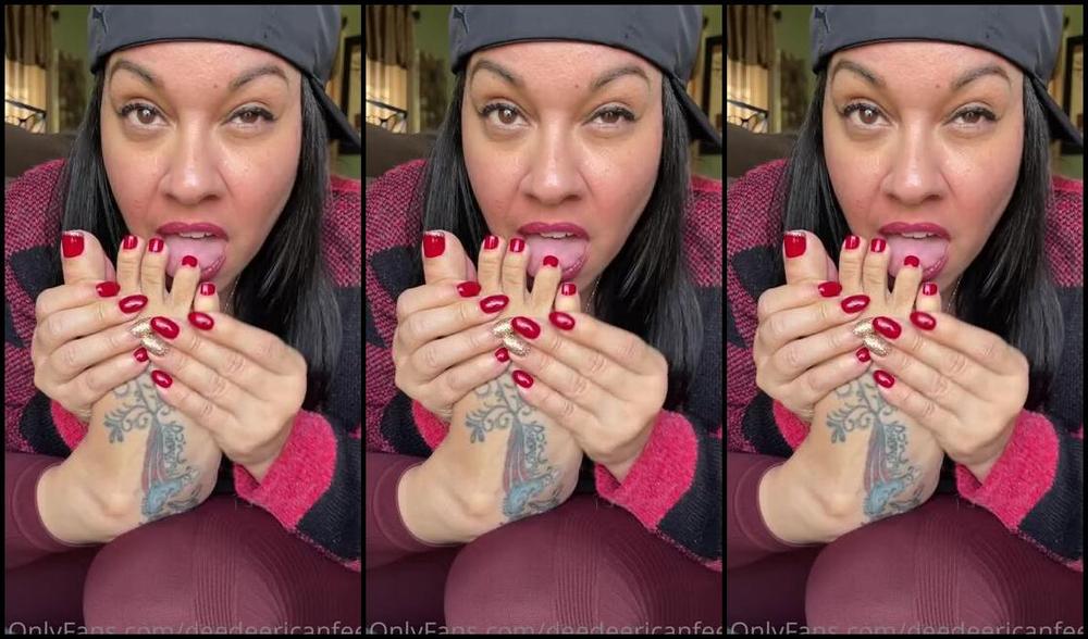 Deedeericanfeet Onlyfans As Requested More Selfworship With My Old Pedi