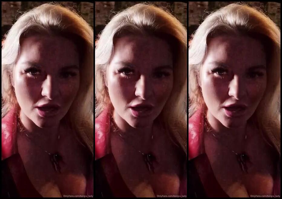 Lady Sara Borgia Onlyfans Before My Filming Began This Morning