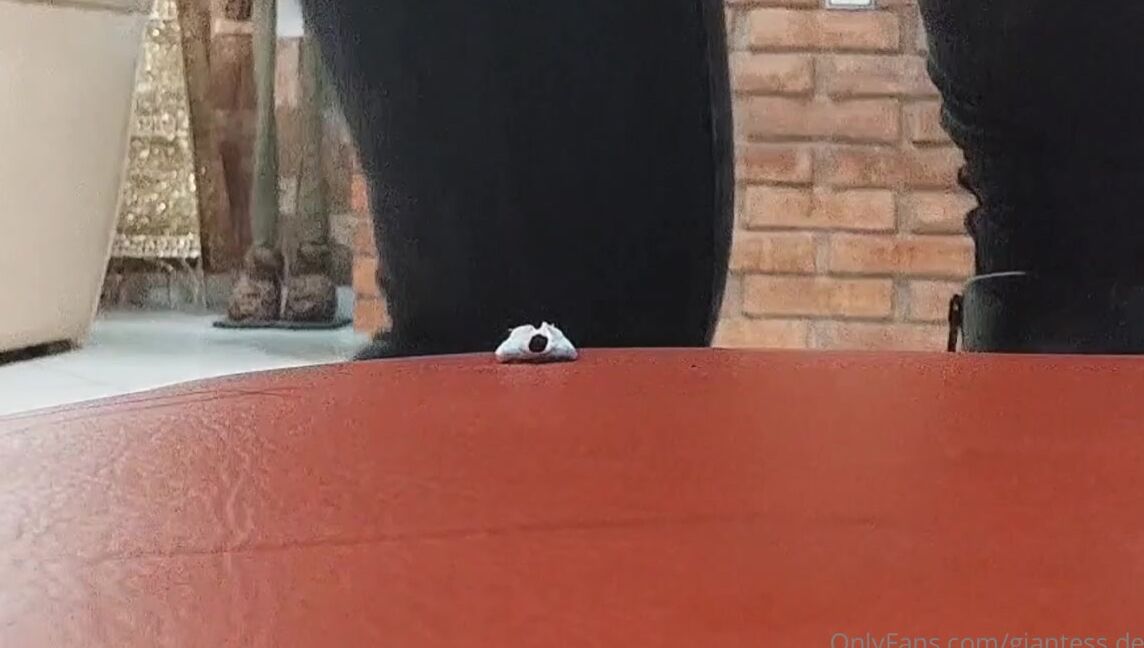 Giantess Debora Nicknamed Giantess Debora Onlyfans I Did Not Realize You Were Under There I Have Many Ideas To Have Fun My Little Toy