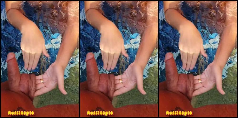 Aussiecple Nicknamed Aussiecple 08 10 2024 Onlyfans Video Some Rough Treatment For My Little Water Snake