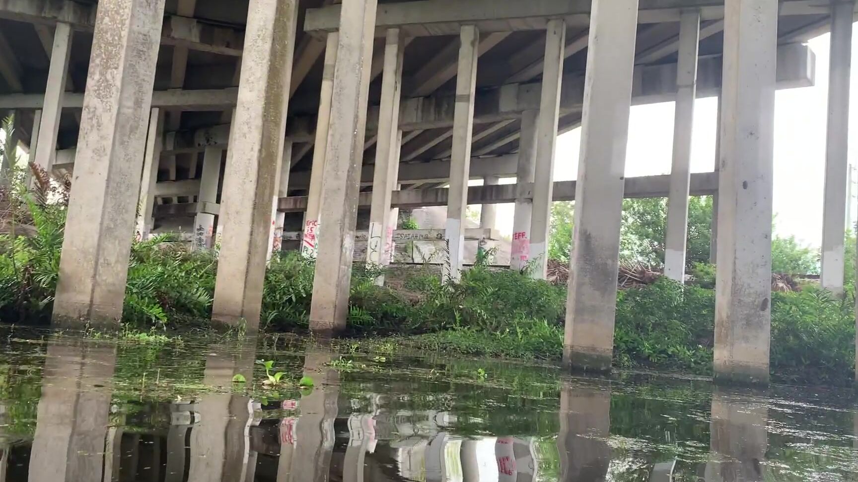 Kittibelle Standup Paddle Boarding On A Water Near A Locate River Nearby This Was A Hot And Steamy P