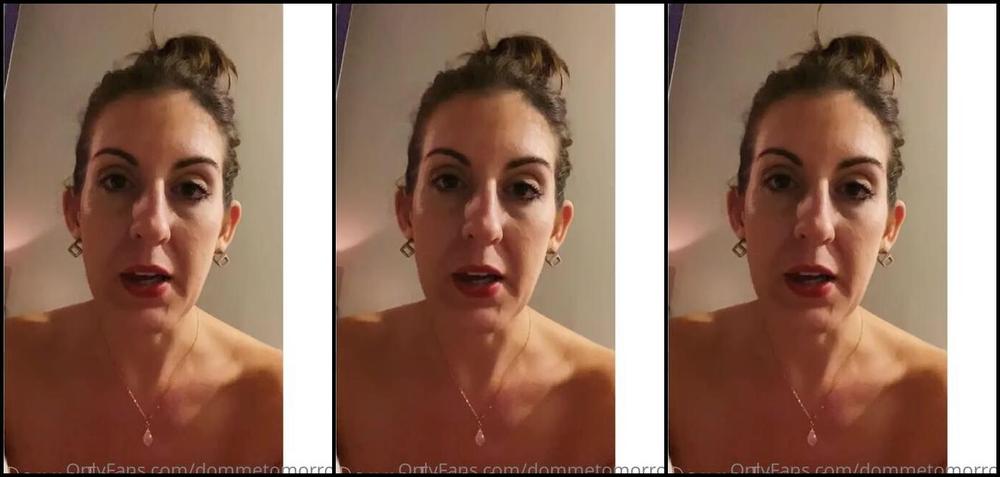 Ms Tomorrow Nicknamed Dommetomorrow Onlyfans Video Message From The Bath