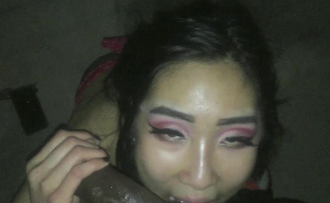 Public Blowjob, Outdoor Public Blowjobs, BBC, Asian, Deepthroat jack blaque eva yi gives a public blow job ManyVids