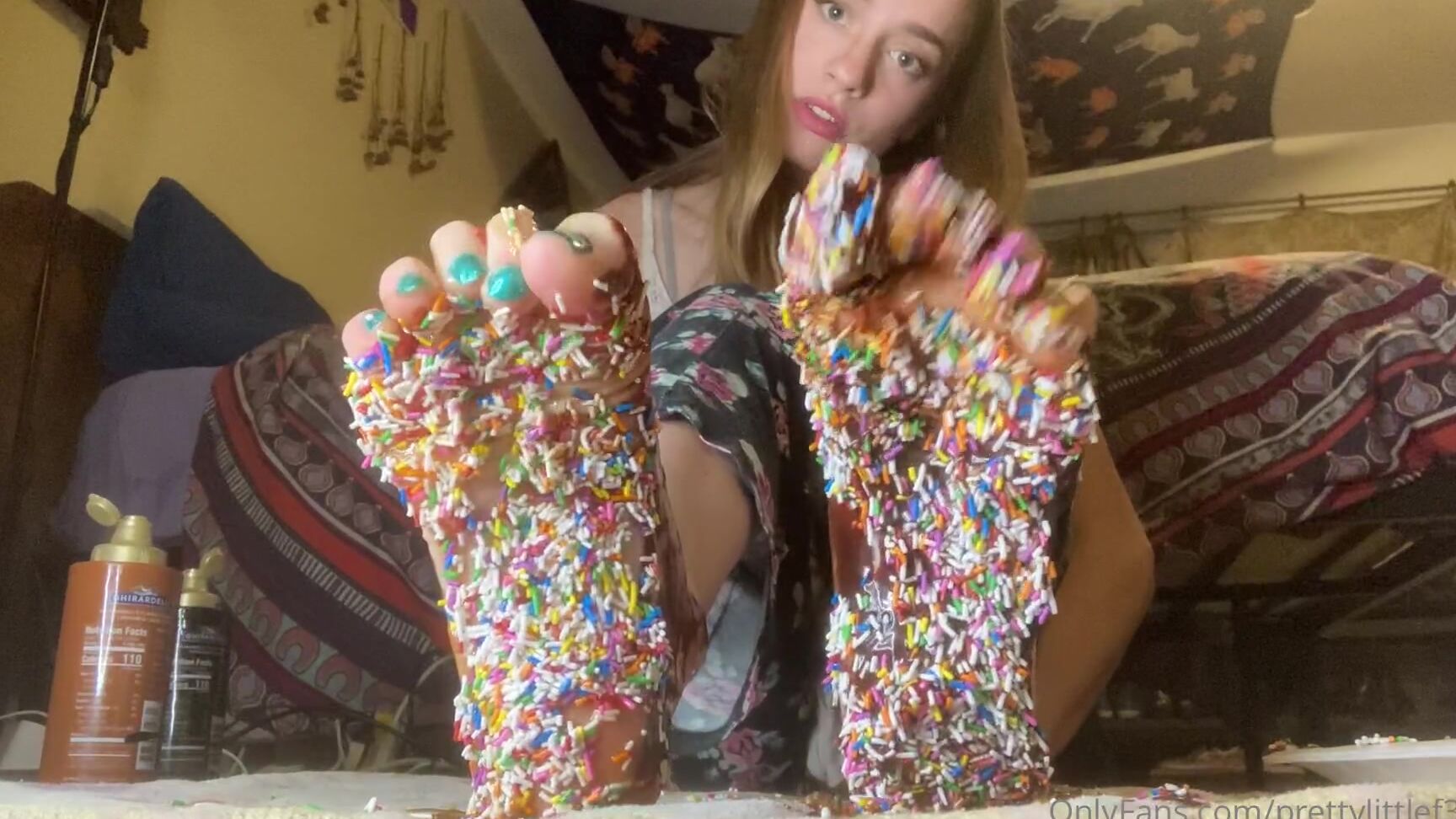 Prettylittlef T Lick My Sweet Soles Clean