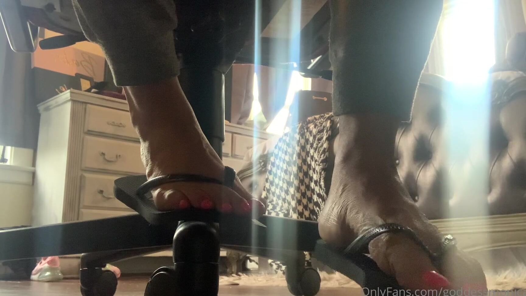 Goddessmonica W I Think My Neighbor Is Peeking Under My Desk