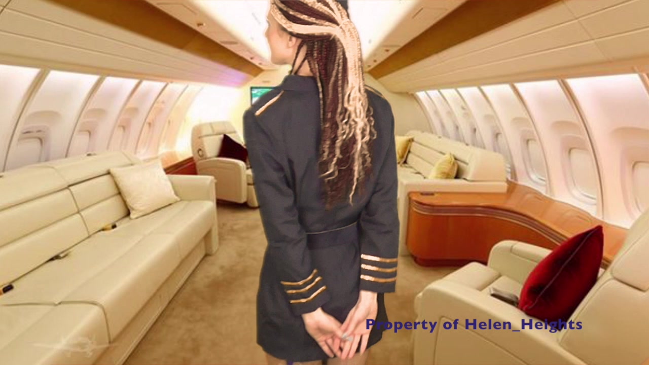 Role Play, Cosplay, Dildo Sucking helen heights flight attendant fuck