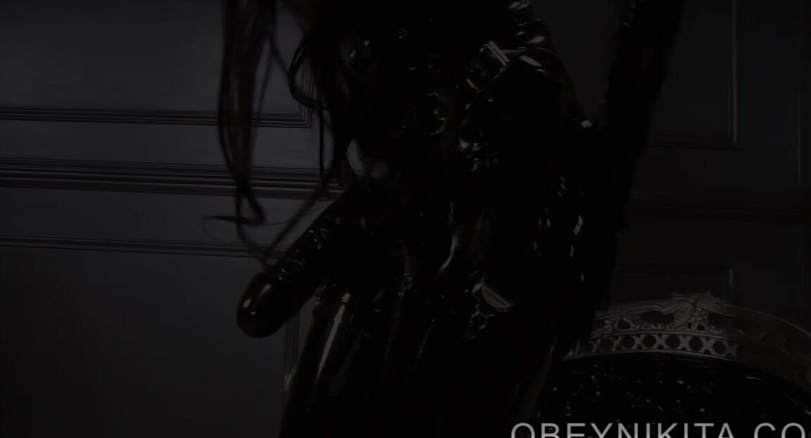 Mistressnikita Shiny Latex High Heels Femdom