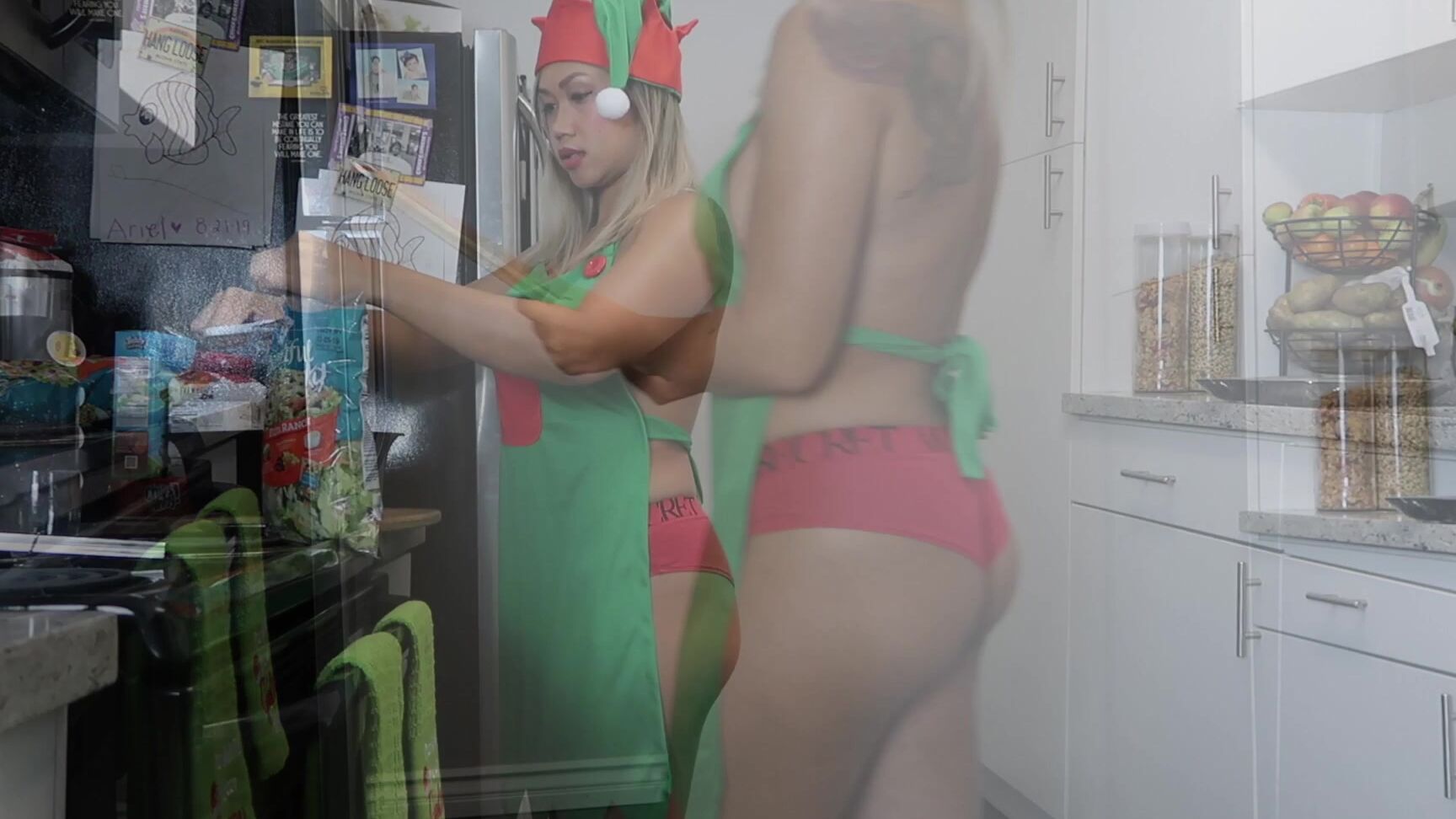 Atqofficial Elf Cooking Full Video Just Me In The Kitchen With My Elf Costume Cooking An Easy Meal