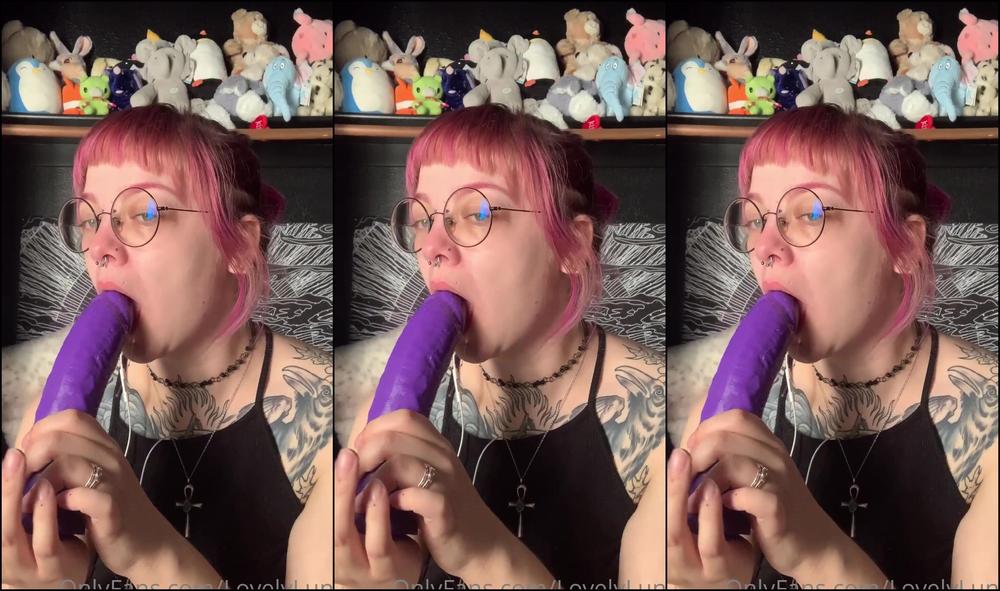 Lovelyluna I Spend Some Time This Morning Trying To Swallow This Thicc Ass Dildo Very Casual Let Me
