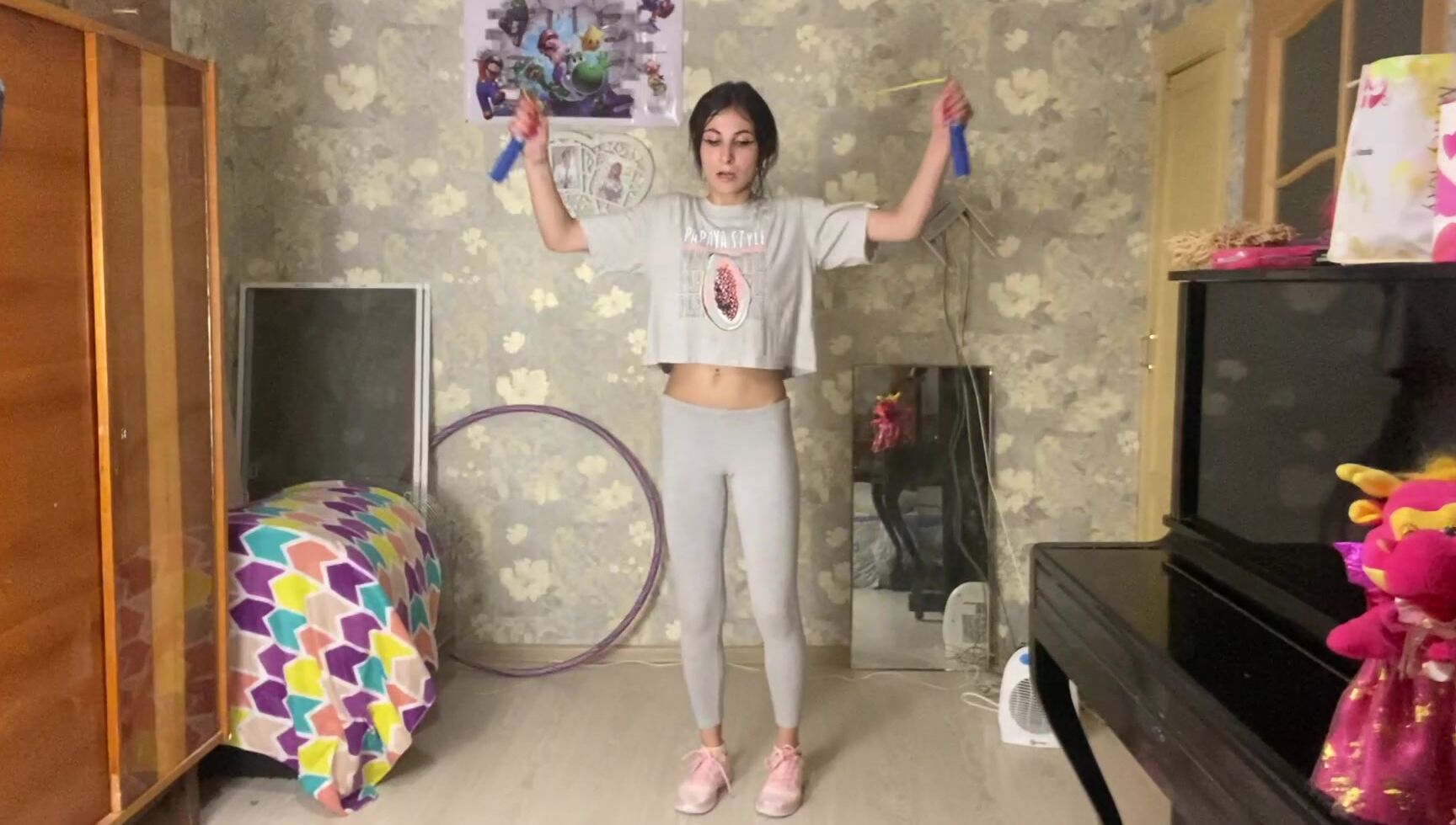 Ksew Meow Jump Rope Sweat Custom