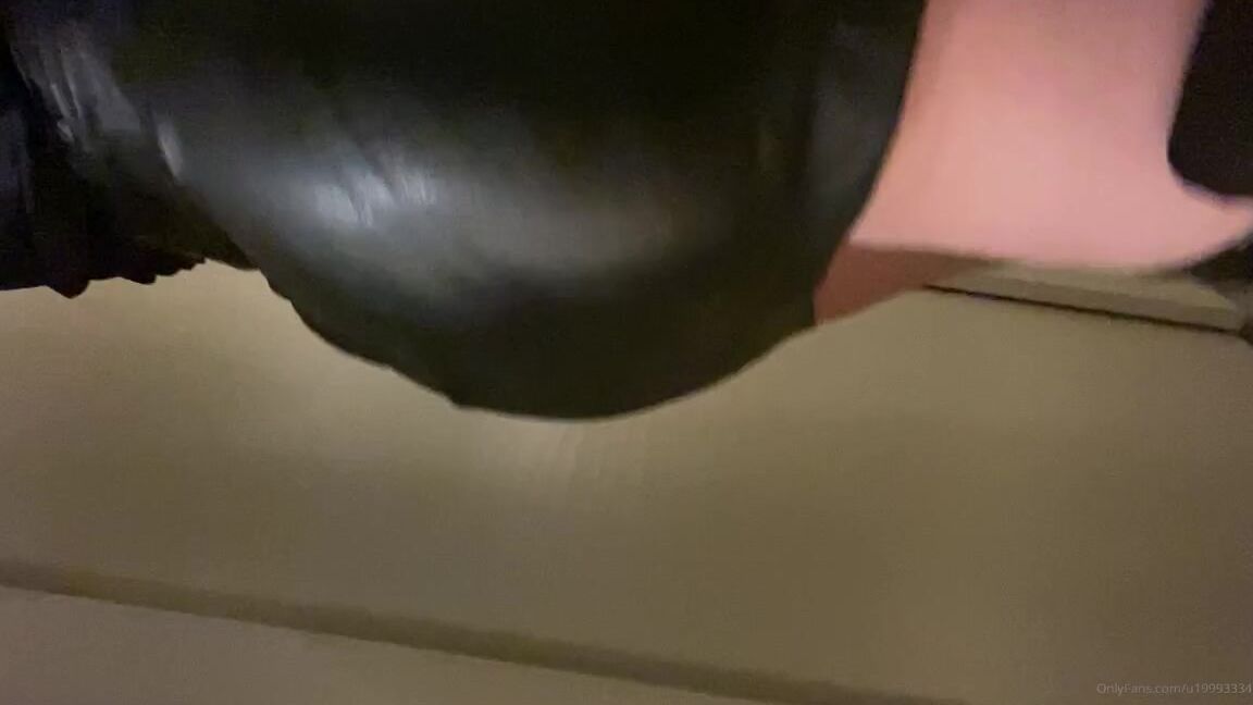 Miss Harriet Nicknamed Redtoes Onlyfans Satin Top And Leather Mini Skirt Feeling Naughty