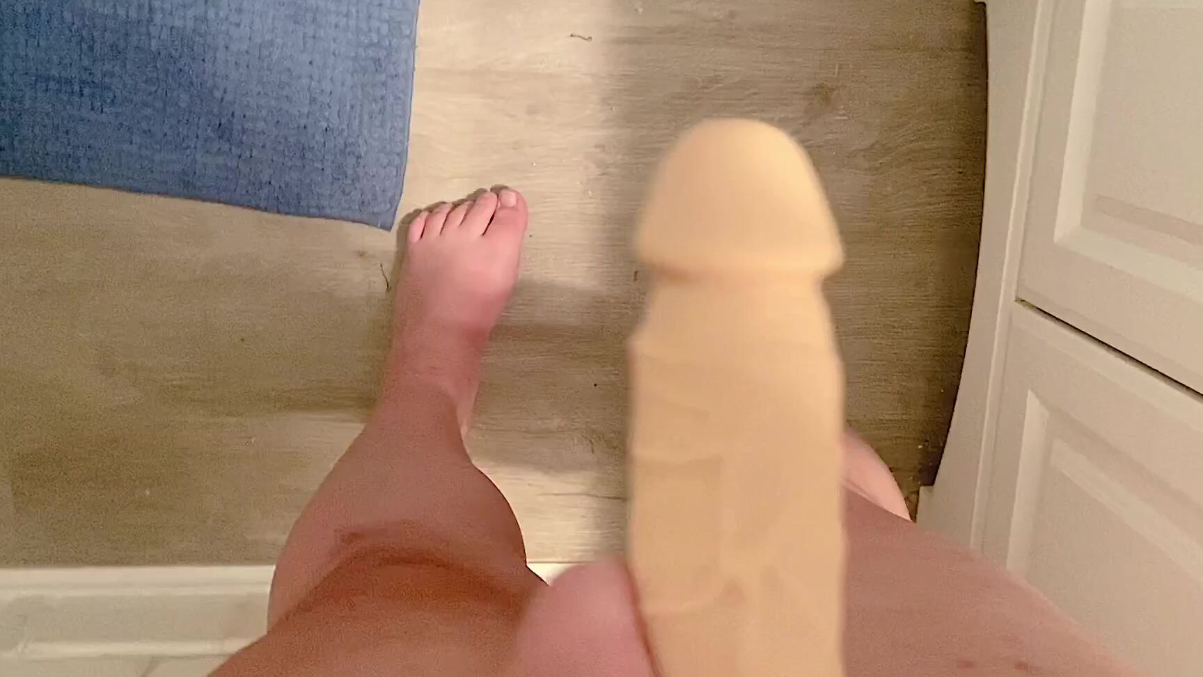 Rubberfoxx Jerking Off My Rubber Cock