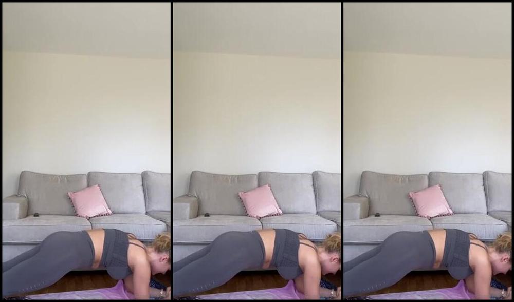 Goddessdommelia Onlyfans 23 Min Video So Here Is Half My Work Out This Morning My Friend Arrived To Fit My Curtains Half 1 U0X