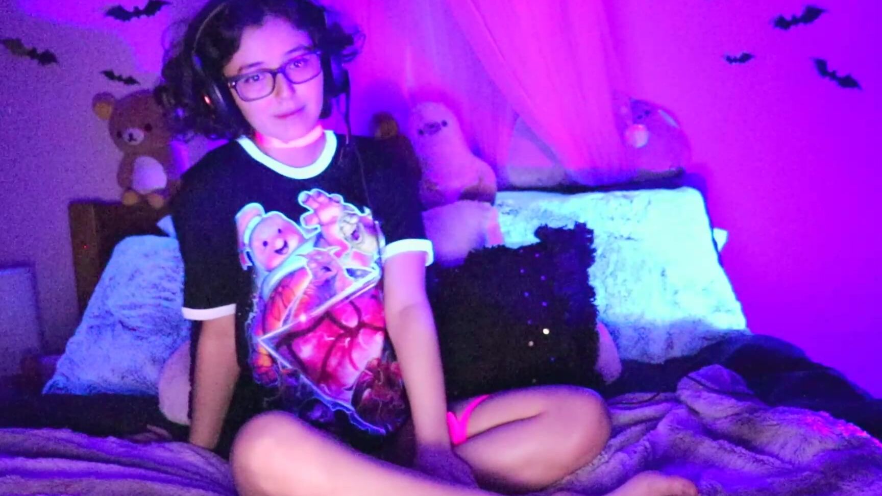 Panty Stuffing,18 & 19 Yrs Old,Nipple Play,Dildo Fucking,Eye Glasses naughtynightlover halloween celebration 2019 ManyVids