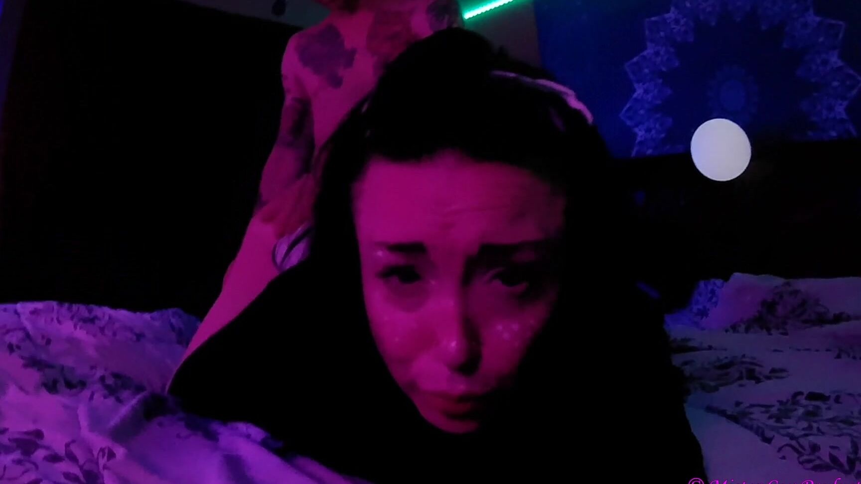 Blowjob,Cumshots,Doggystyle,MILF,Socks mistercoxproductions neon glow milf sucks n fucks a big dick ManyVids
