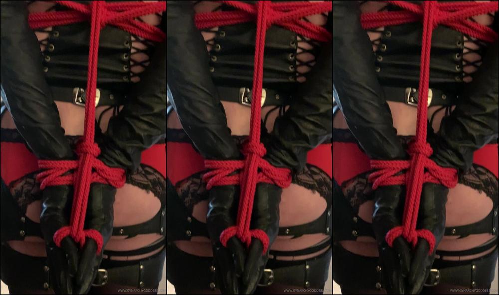 Goddess Gynarchy Alf Of Today S Rope Work With Little Finger Binds