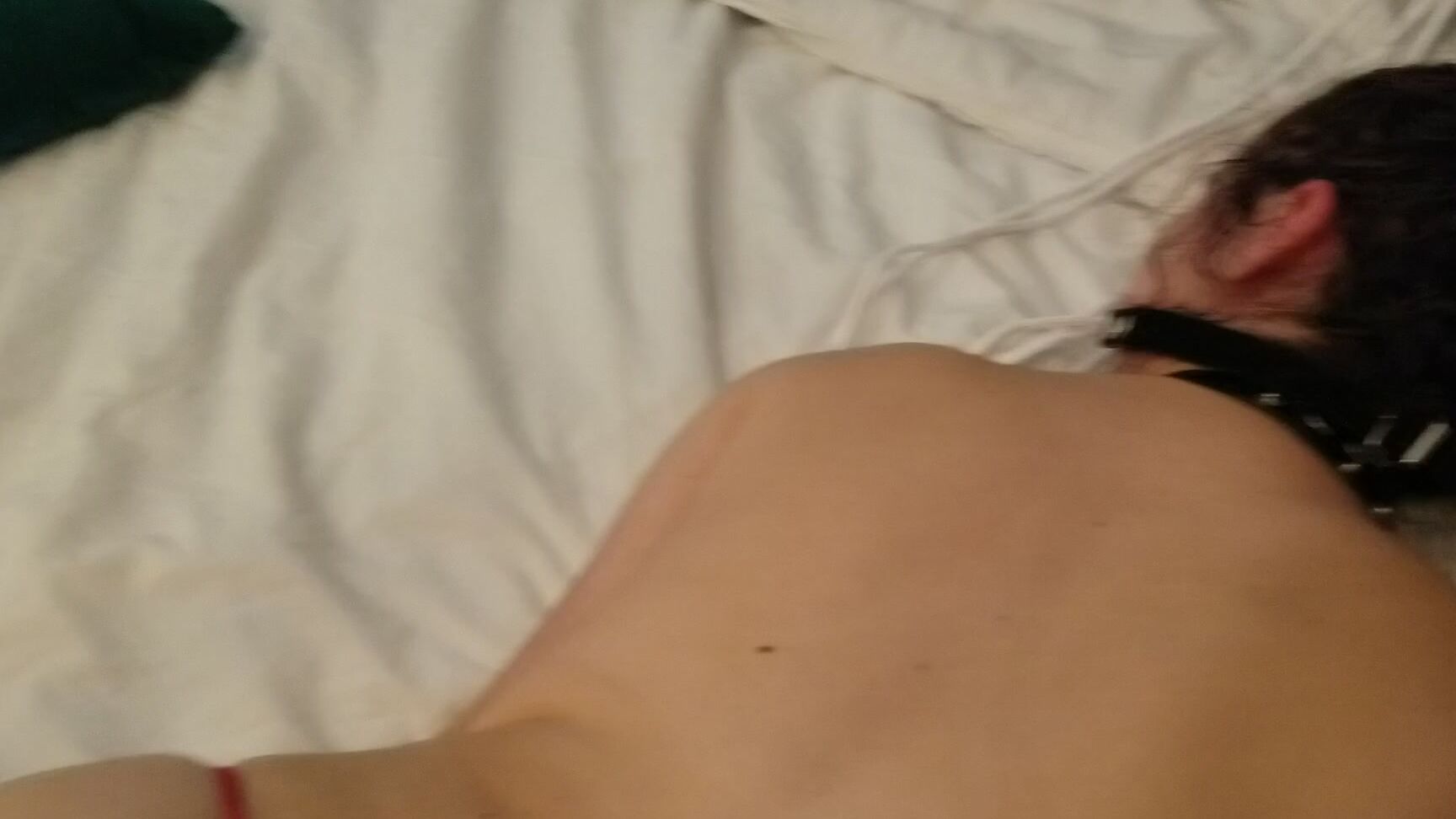 Ballgagged, BDSM, Foot Tickling, Tickling tied to the bed and tickled senseless ManyVids